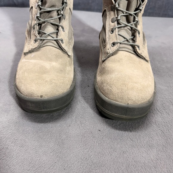 Wellco Air Force TW Sage Green Suede Combat Boots Mens 10 W Vibram Safe-to-Fly main image 7